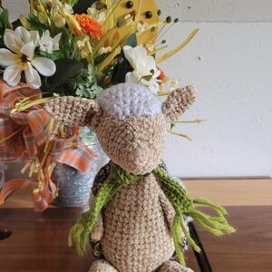 Ramon the Armadillo - Crocheted Stuffed Animal